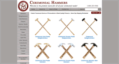 Desktop Screenshot of ceremonialhammers.com